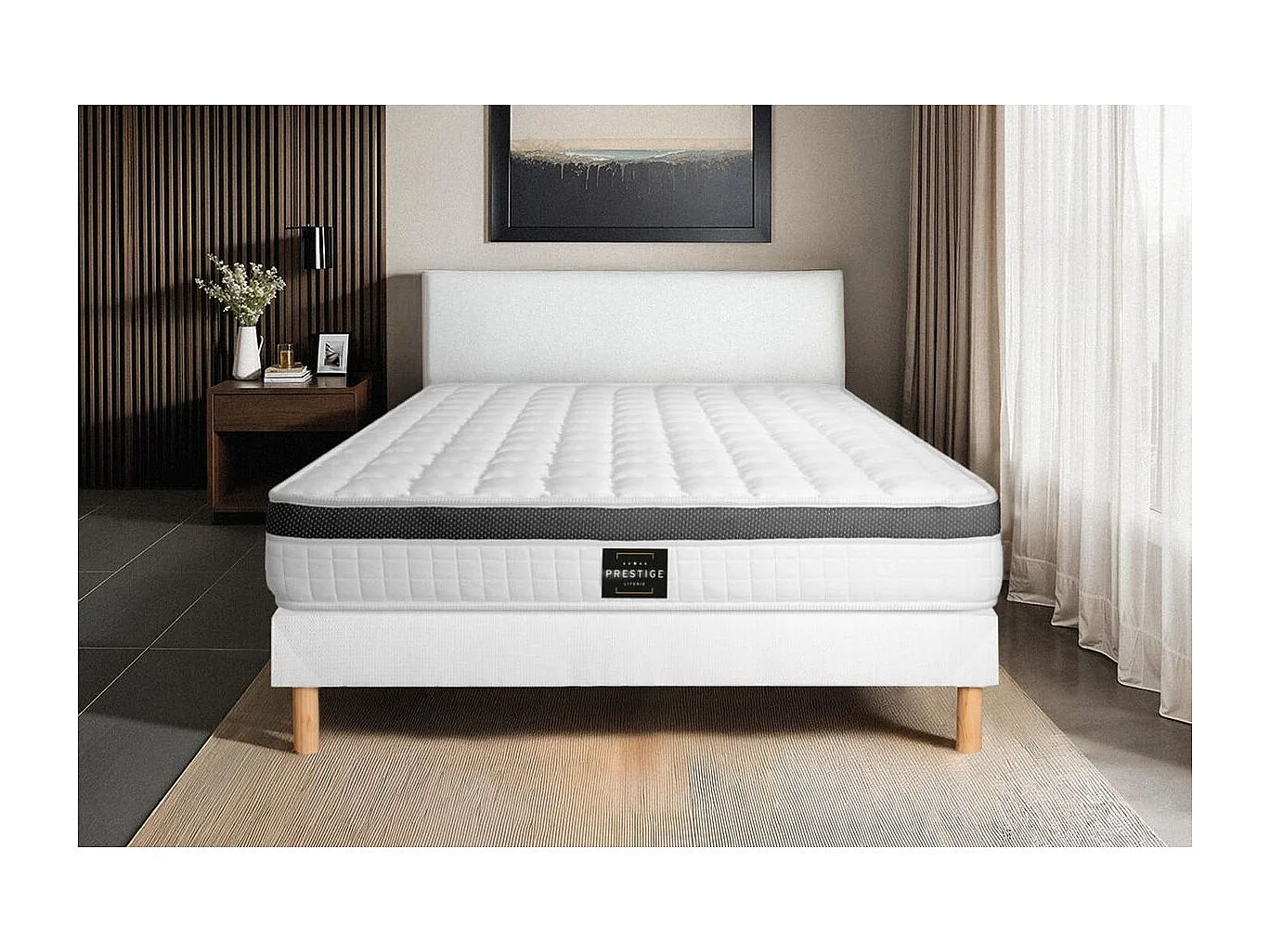 Ensemble Supérieur 140x190 Mémoire de forme 3 zones