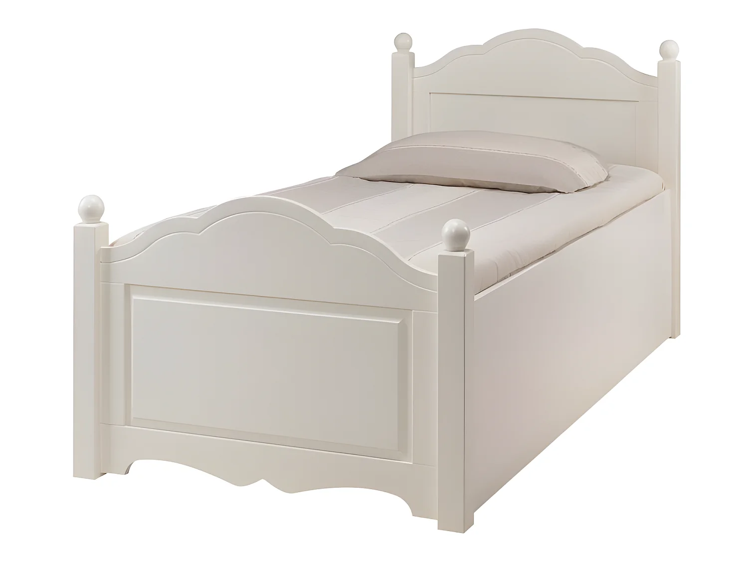 Lit Enfant Blanc 4 Tiroirs 90 x 190 cm