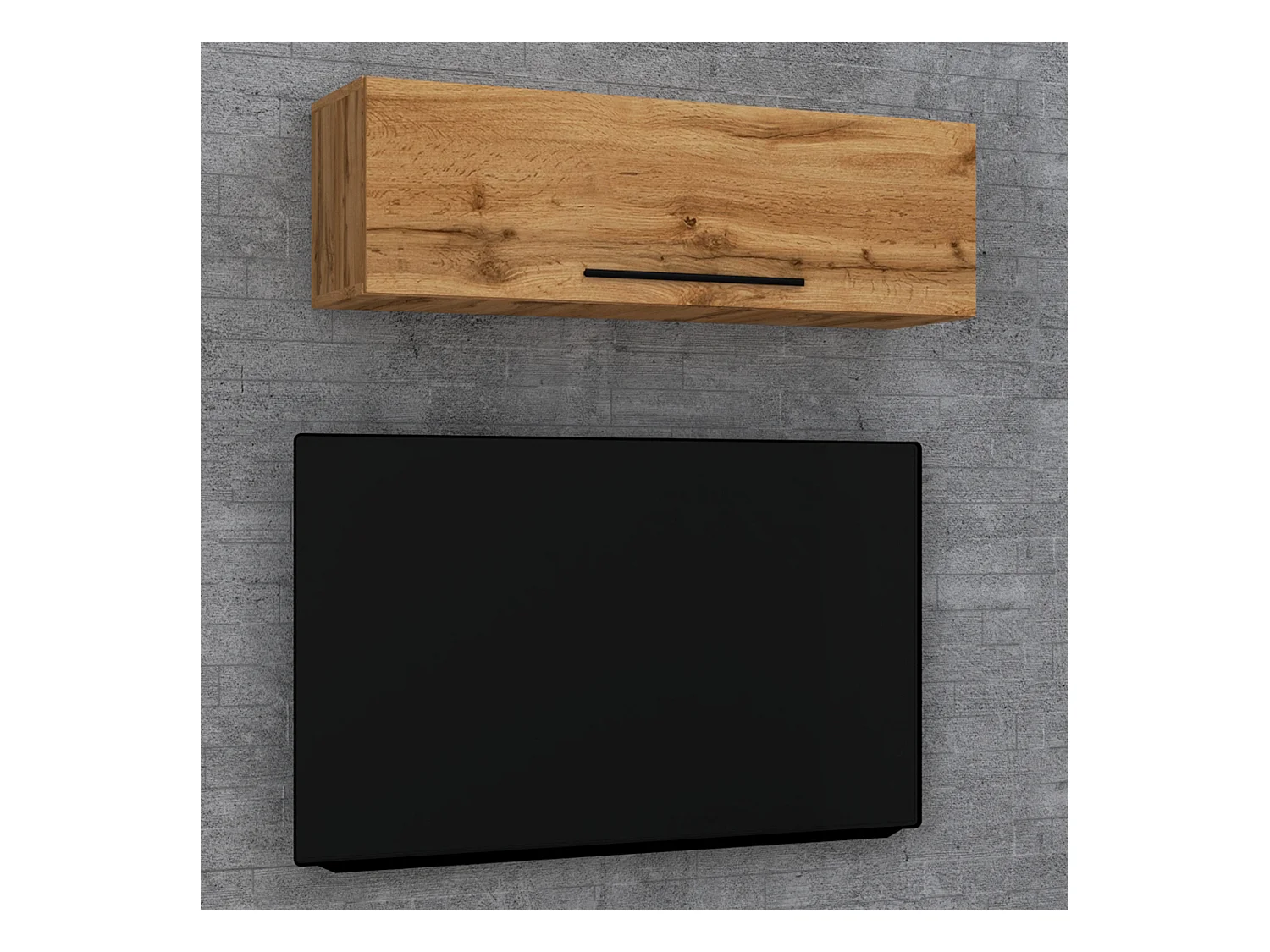 Holz Wandregal Wandschrank Klappschrank Arila L