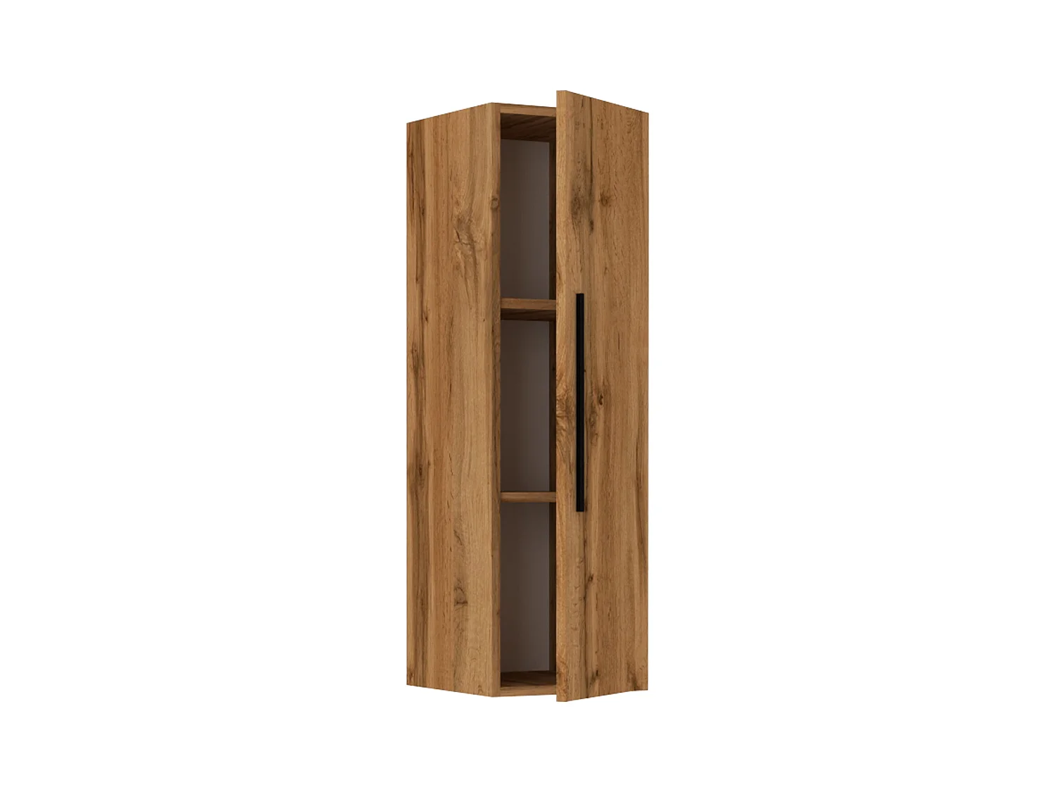 Wall Rack Arila Honey oak H. 95 x W. 30 x D. 30 cm
