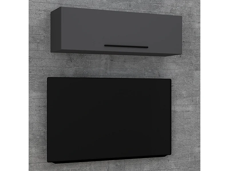 Drewniana półka ścienna Szafka ścienna Arila L