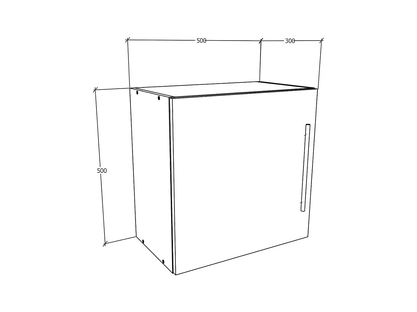 Wandregal Wandboard Wandschrank Würfel Arila M