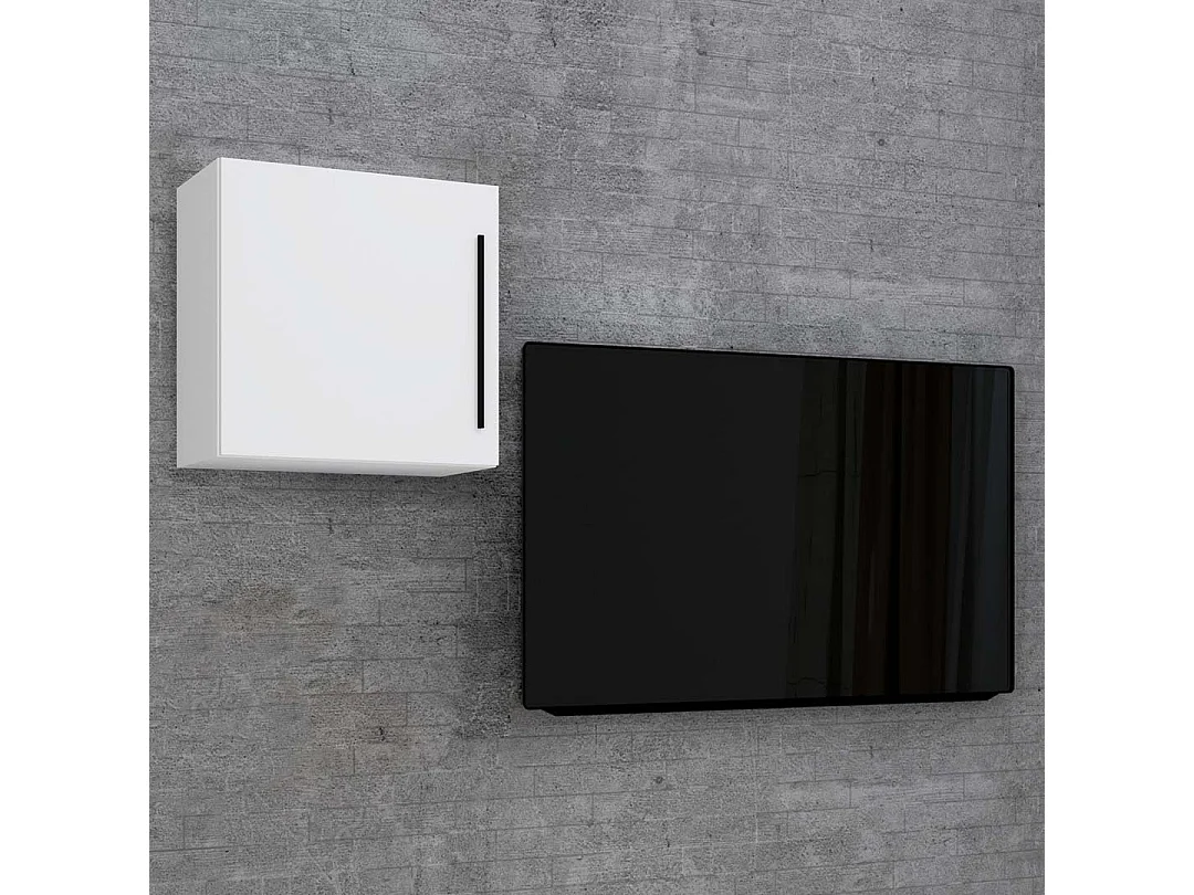 Wall Rack Arila White H. 50 x W. 50 x D. 30 cm