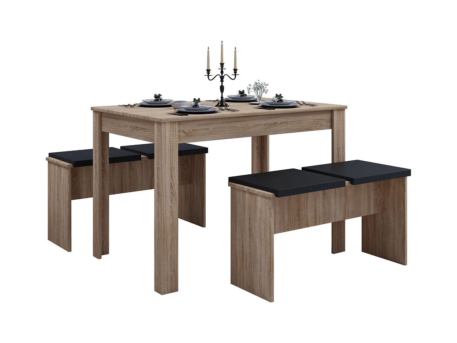 Dining Group Esal Sonoma Oak 0