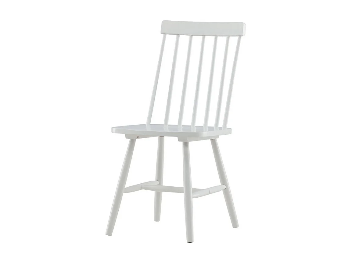 Lönneberga Chaise de salle à manger en bois, blanc.