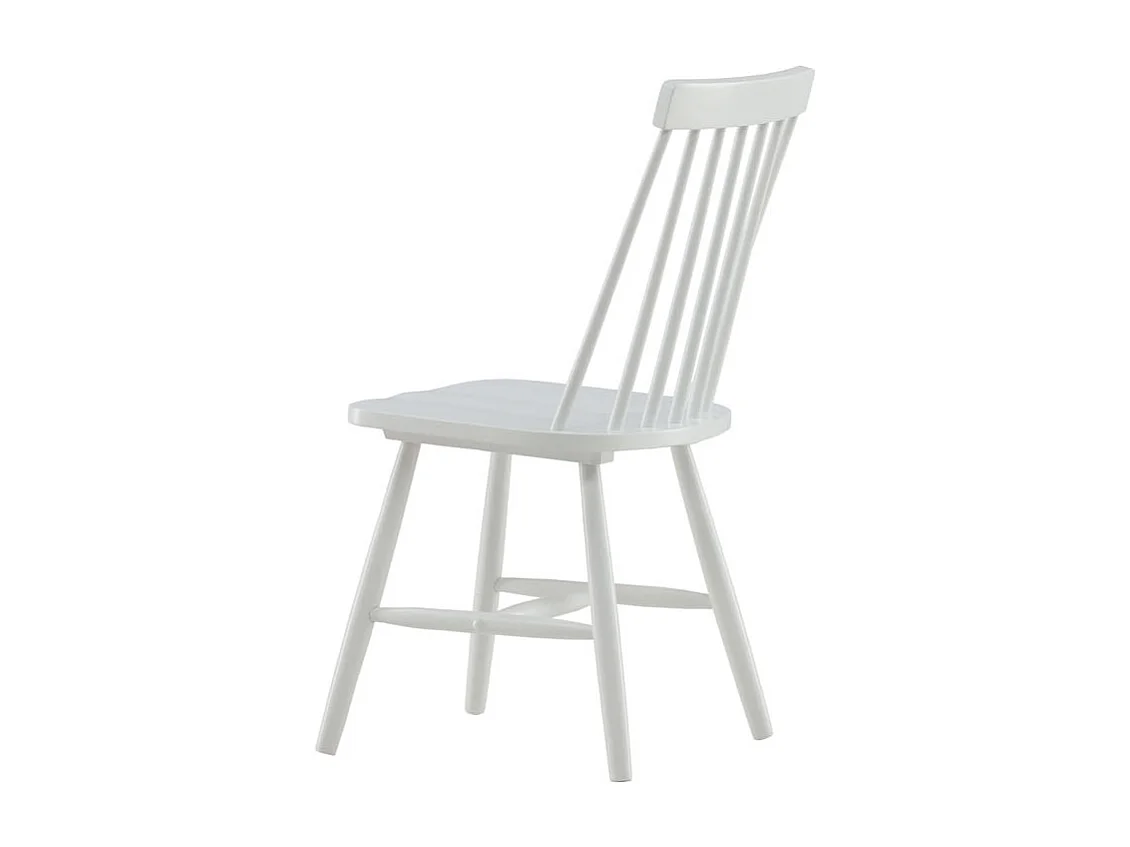 Lönneberga Chaise de salle à manger en bois, blanc.