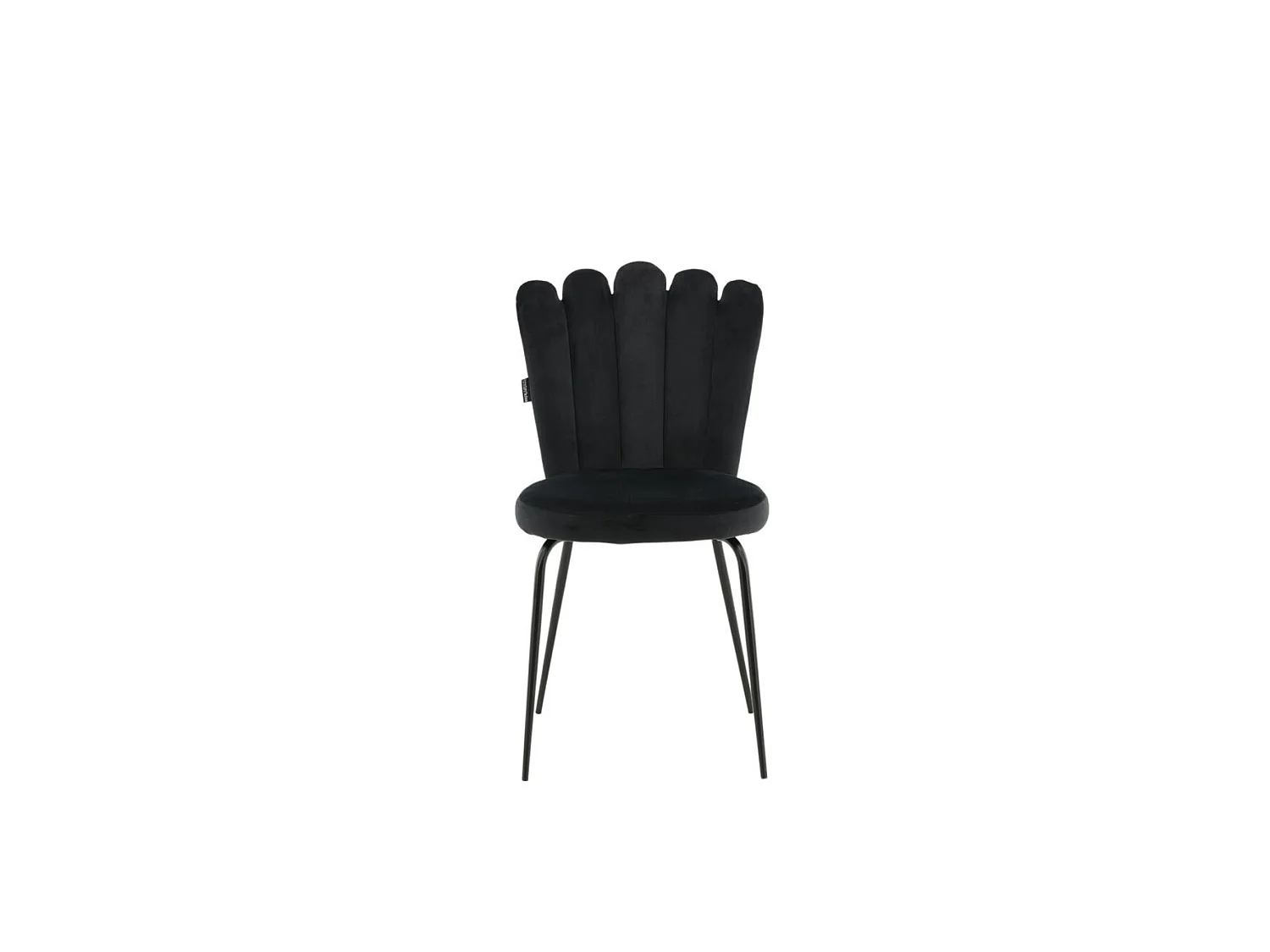 Chaises à manger lot de 2 Limhamn velours noir