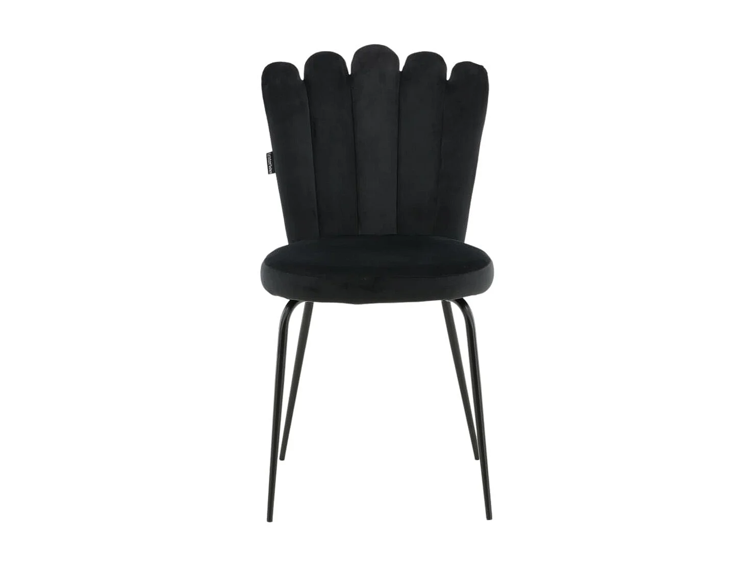 Chaises à manger lot de 2 Limhamn velours noir