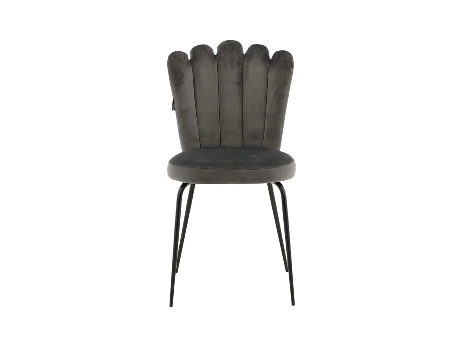 Limhamn Esszimmerstuhl Velour grau.