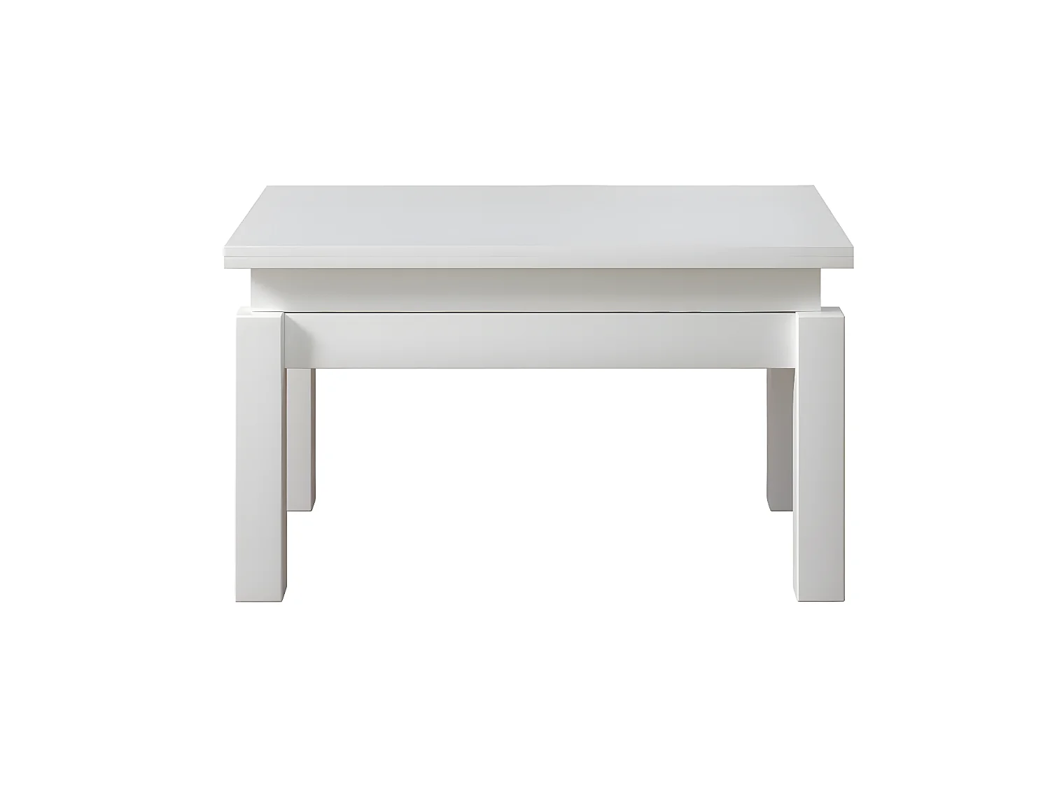 Flipp table basse et table à manger blanc.