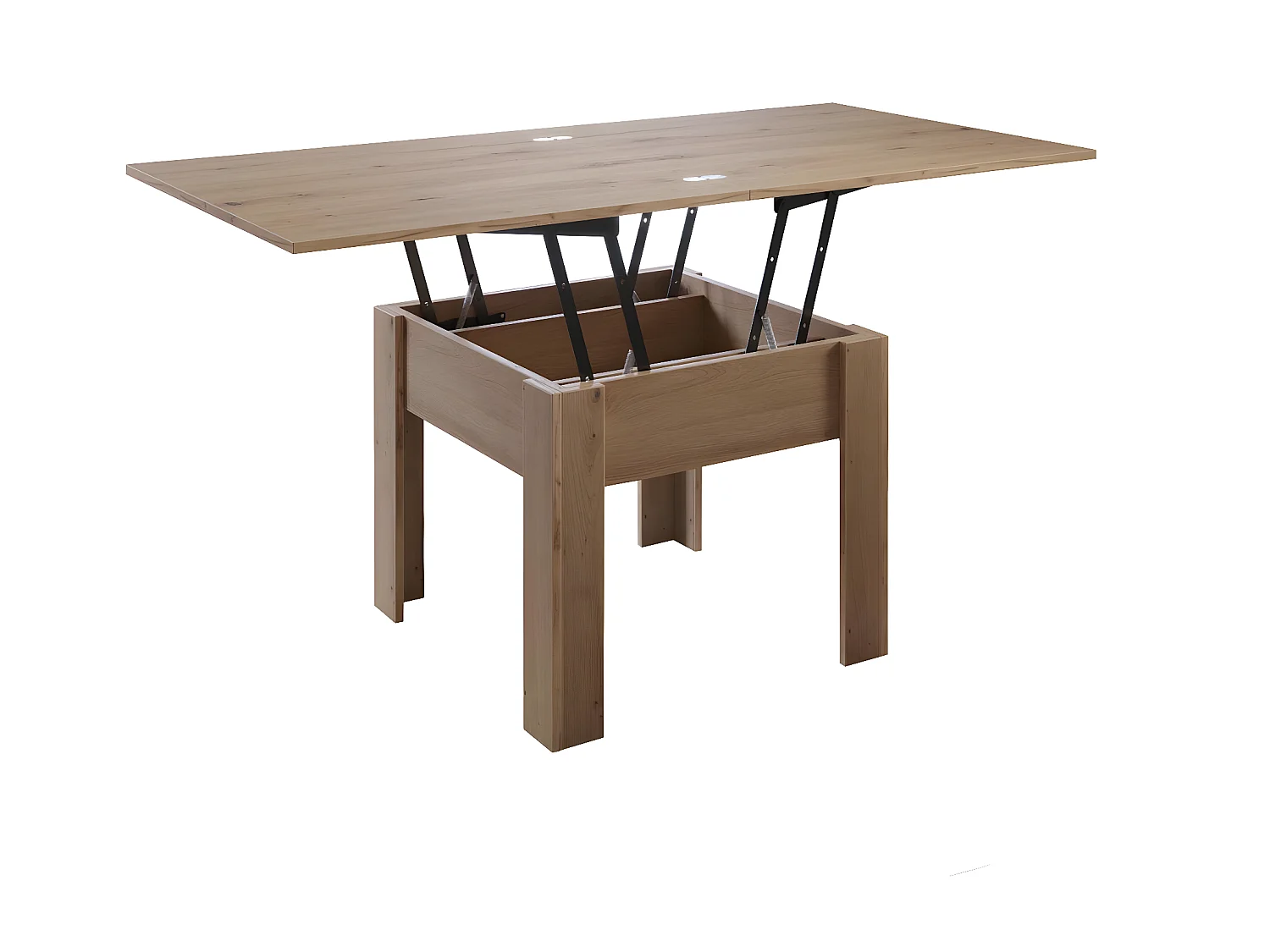 Flipp salontafel, en eettafel eik decor.