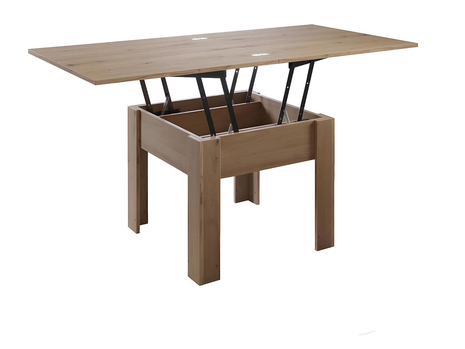 Flipp salontafel, en eettafel eik decor.