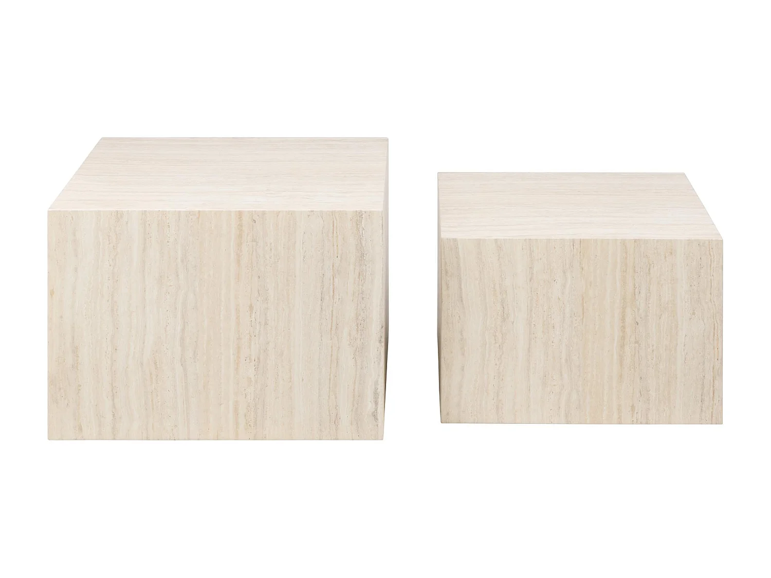 Dicur salontafel set van 2 stuks. beige.