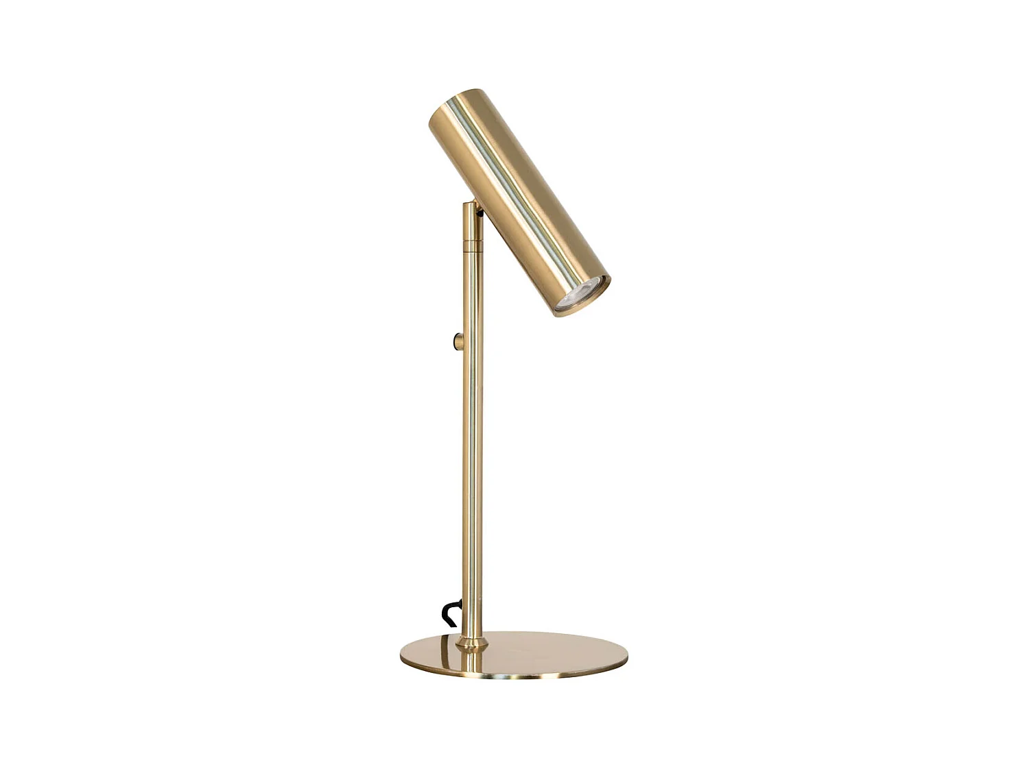 Lampada in ottone e cavo in tessuto da 200 cm