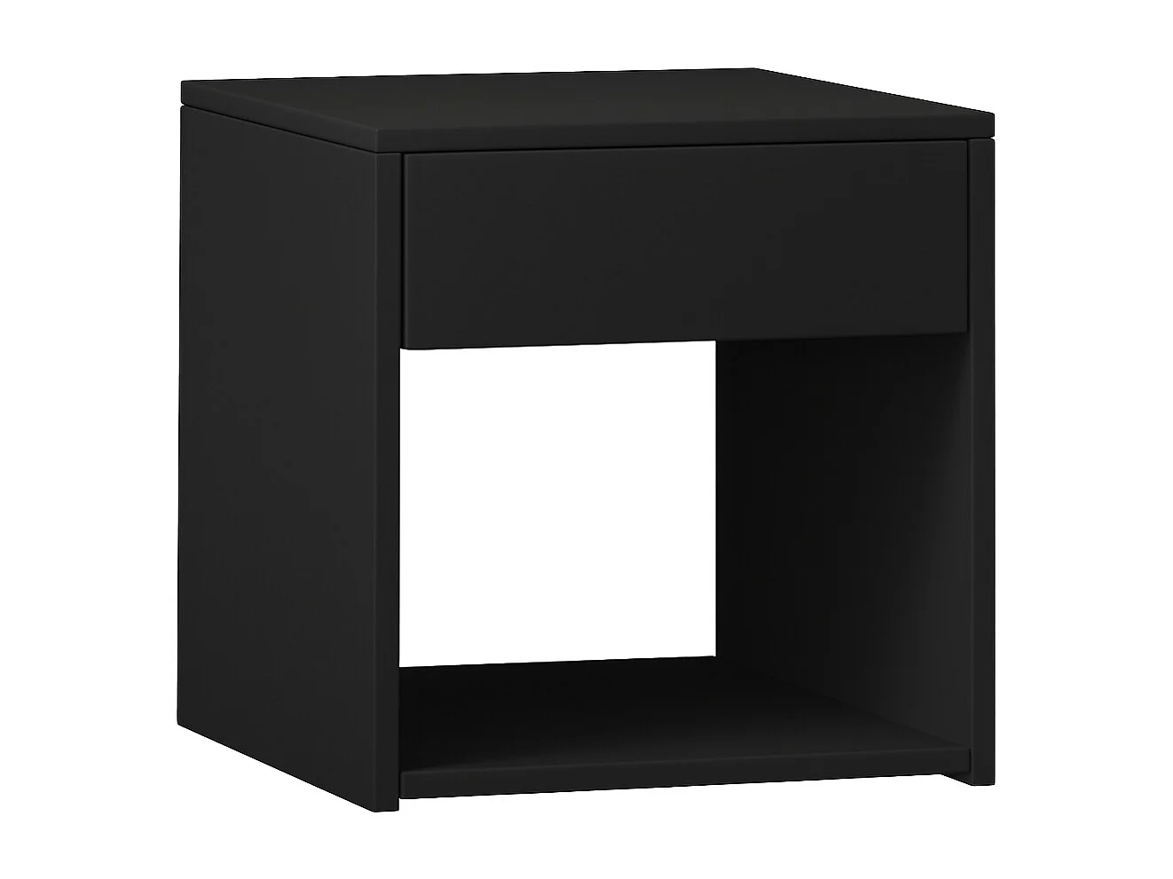 bedside table Sledo Black H. 40 x W. 35 x D. 35 cm