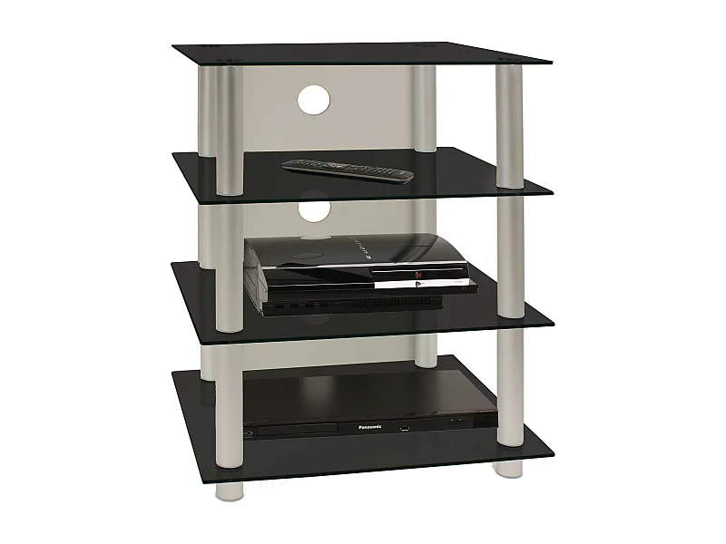 Stojak na meble Hifi Alu Glass Phono Blados