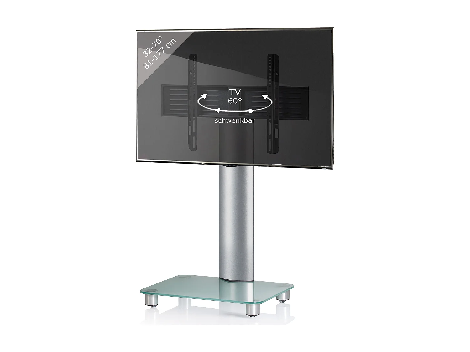 TV stand feet Tosal Matte glass 0