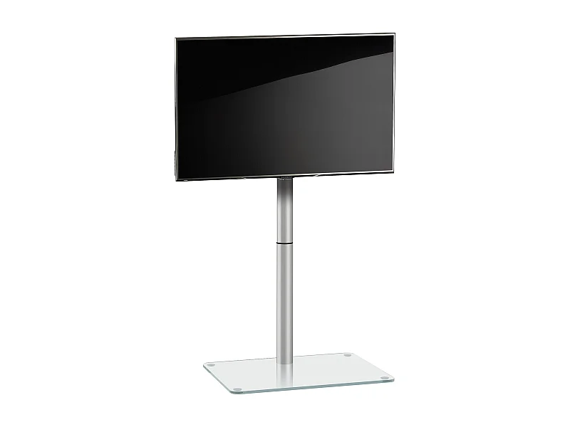 TV stand feet Alani Clear glass H. 100 x W. 60 x D. 45 cm