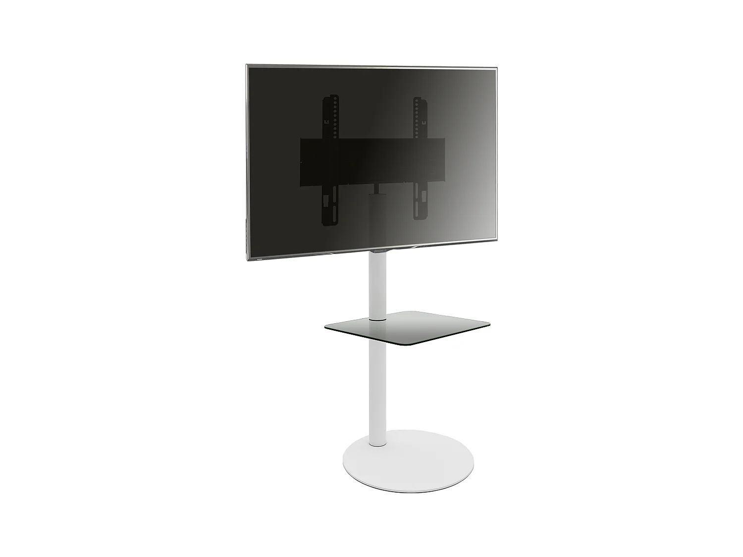 TV stand feet Cirla White H. 100 x W. 55 x D. 45 cm