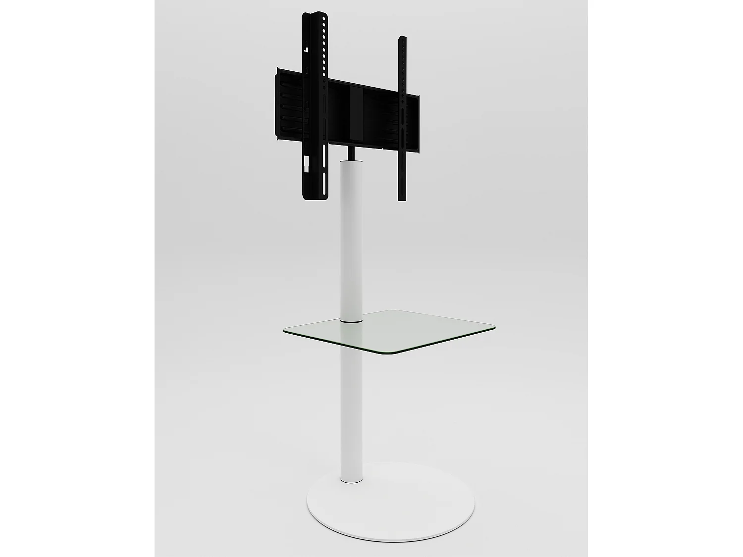 TV stand feet Cirla White H. 100 x W. 55 x D. 45 cm