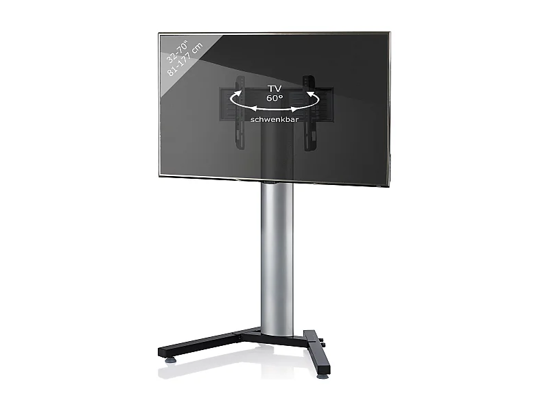 TV Fernseh Ständer Standfuß Alu Stadino Mini