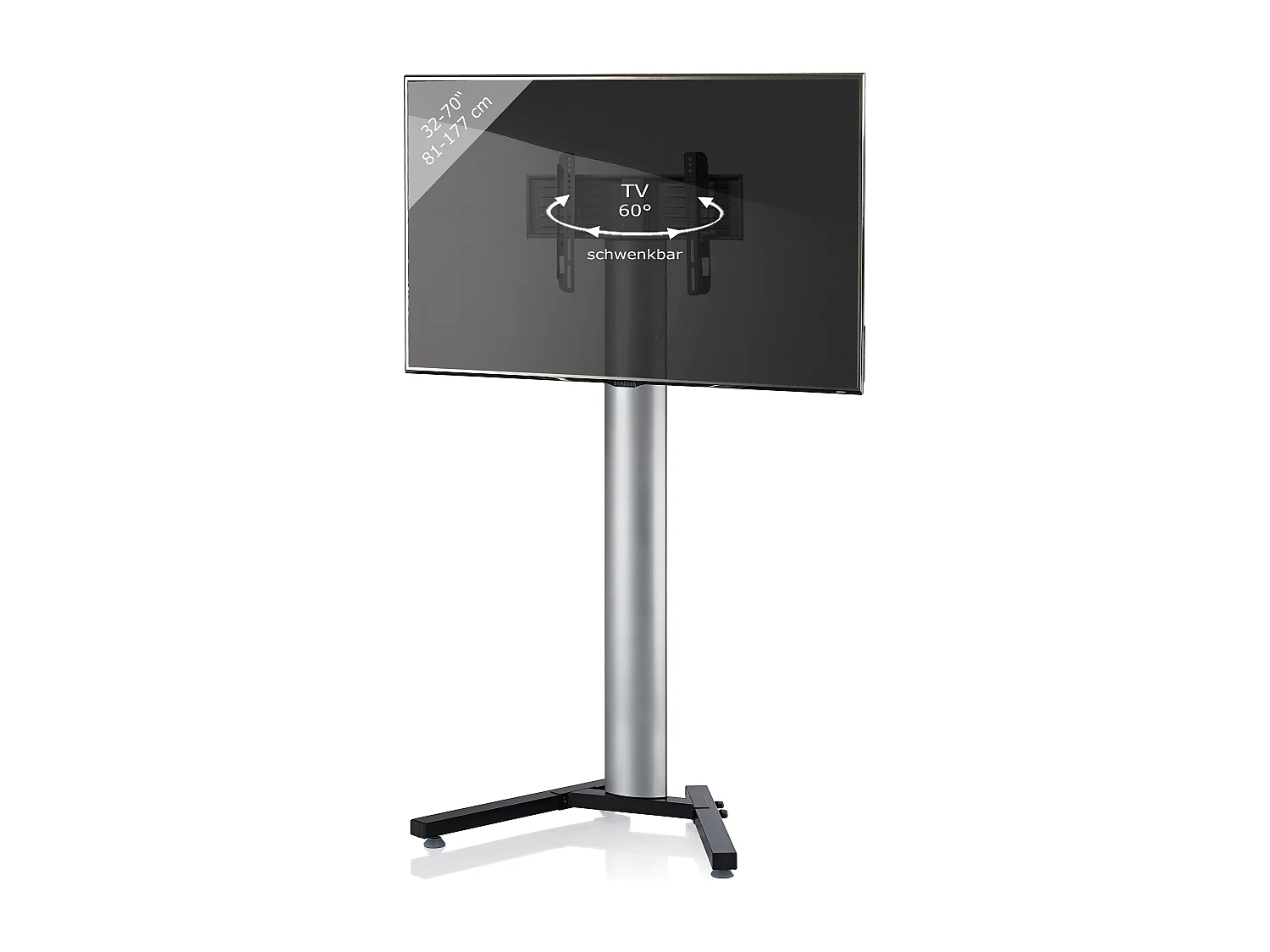 TV Fernseh Stand Alu Stadino Maxi