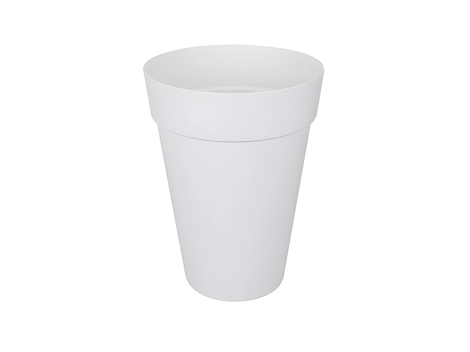Pot de fleurs rond Loft Urban High Ø 35 x H.45 cm - Blanc