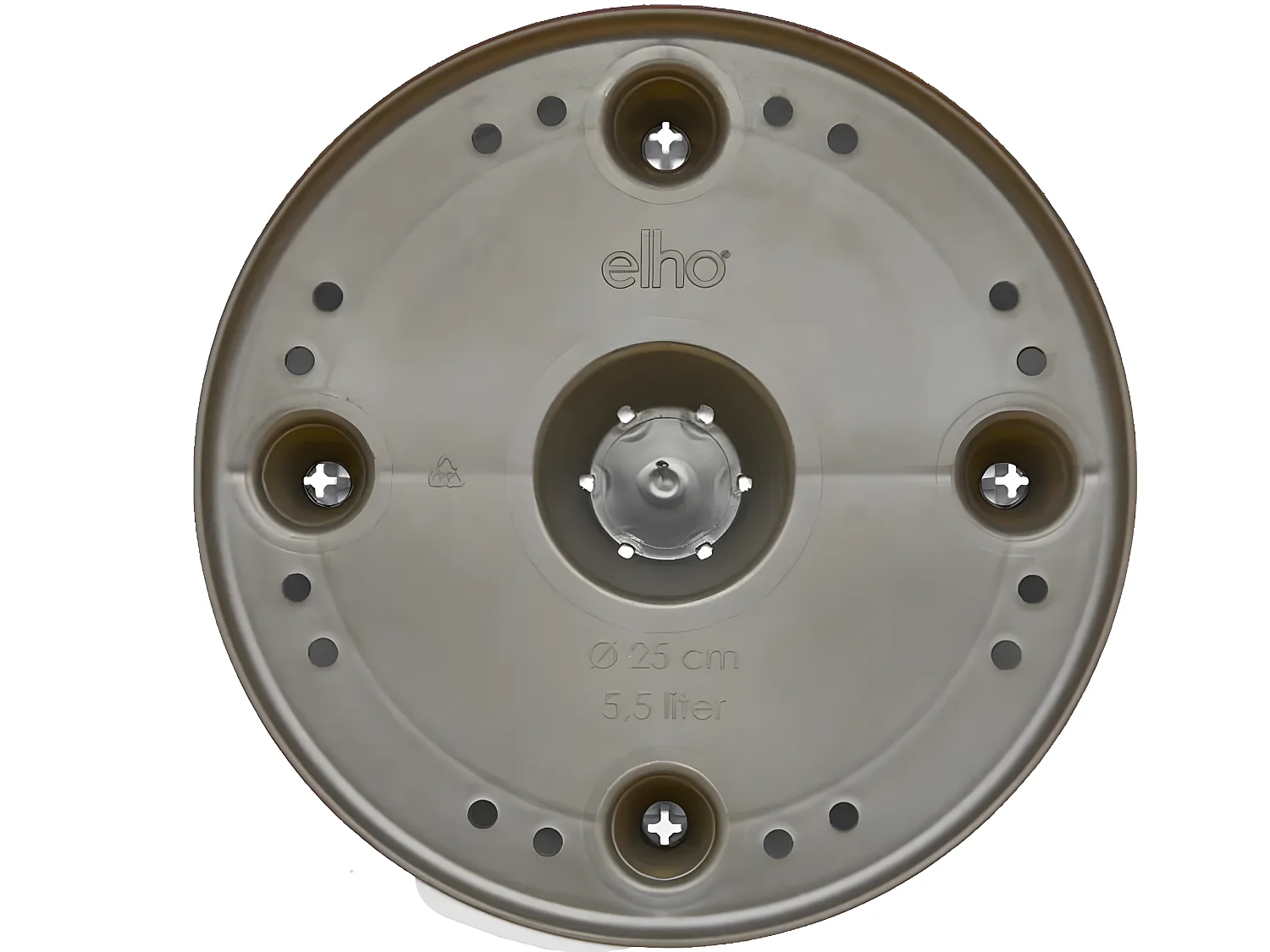 Pot de fleurs rond Loft Urban High Ø 35 x H.45 cm - Blanc