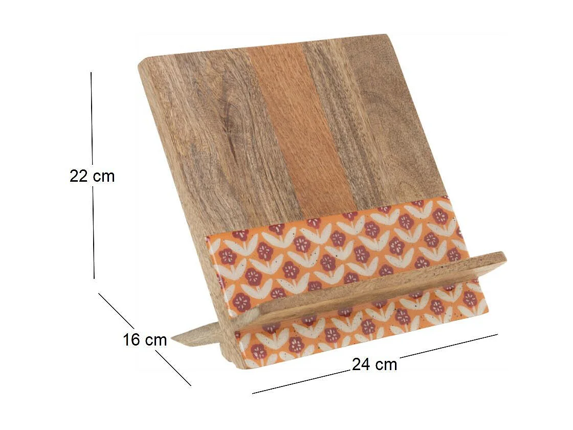Lutrin de cuisine en bois de manguier Sofia