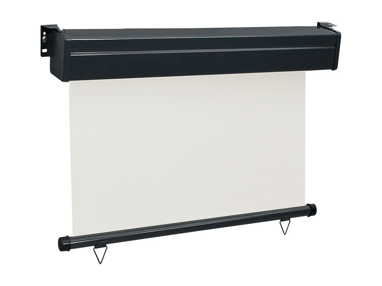 Auvent latéral de balcon crème 250 x 100 x 90 cm 02_0007000