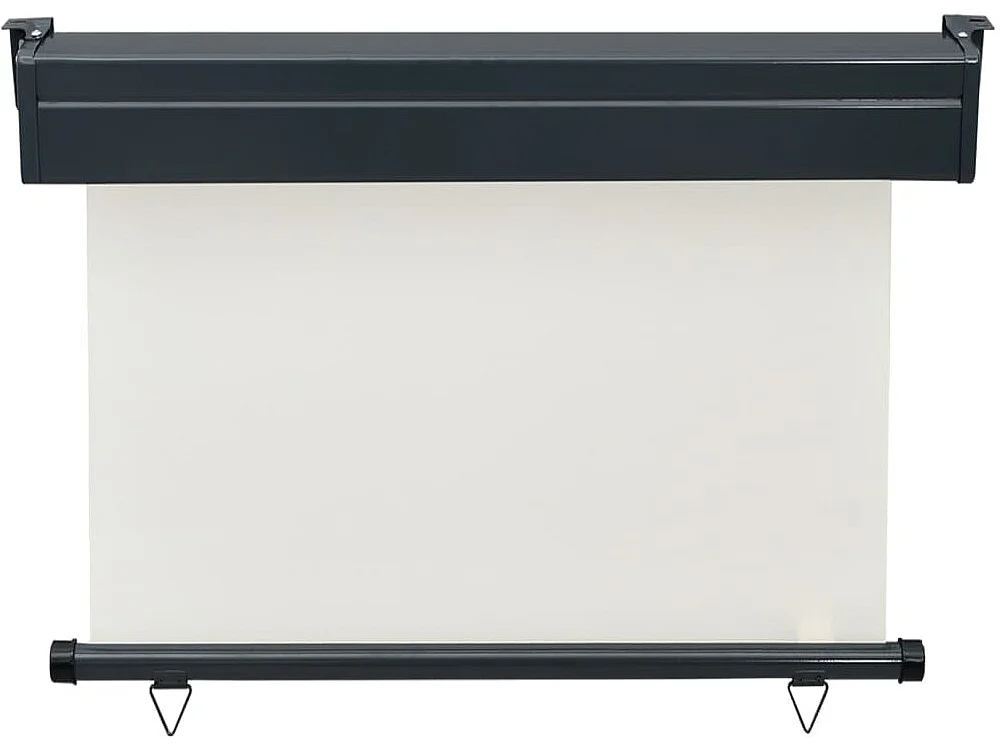Auvent latéral de balcon crème 250 x 100 x 90 cm 02_0007000