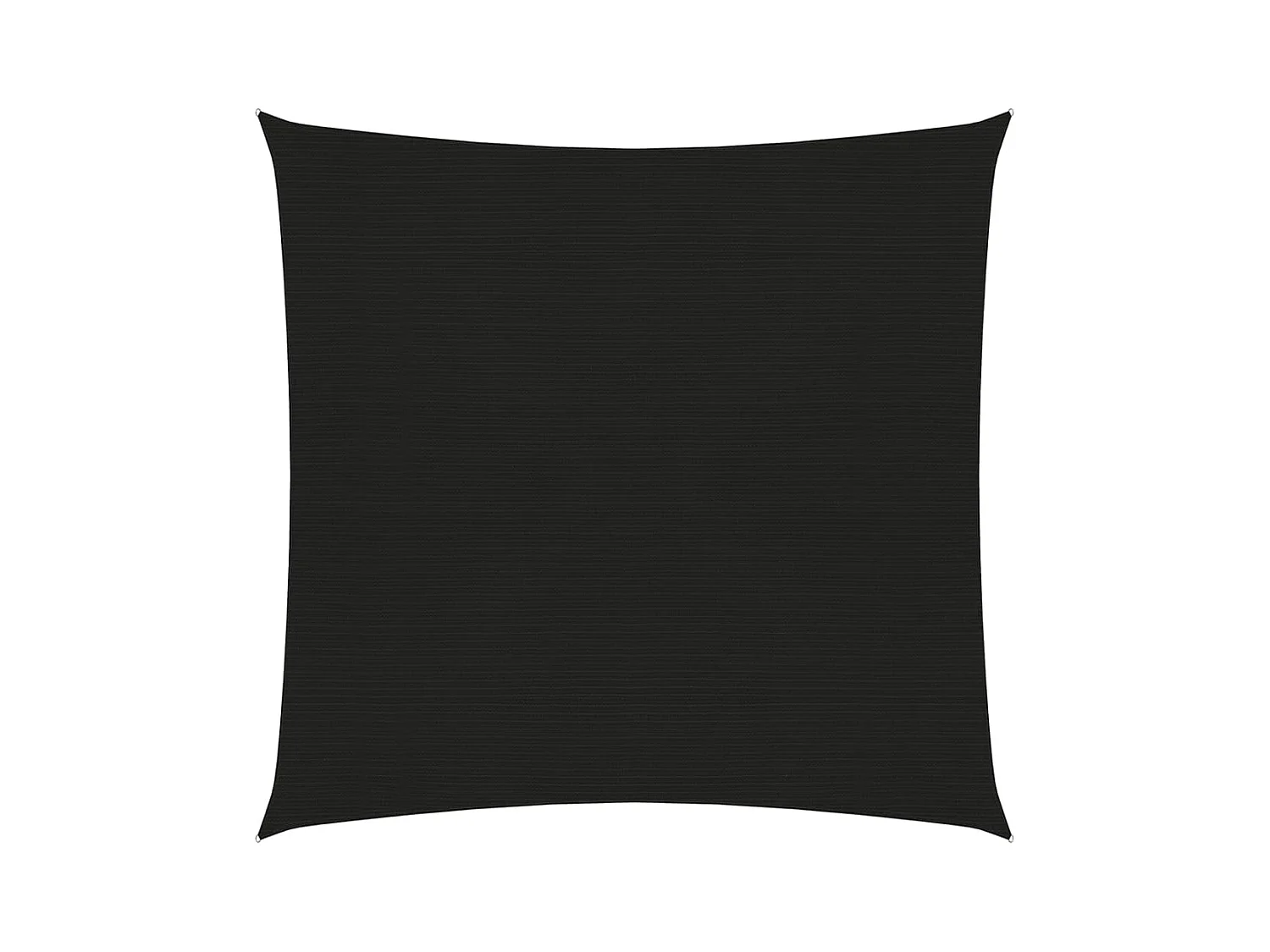Vela in tessuto per ombrellone 160 g/m² HDPE 2,5 x 2,5 m nero 02_0009181