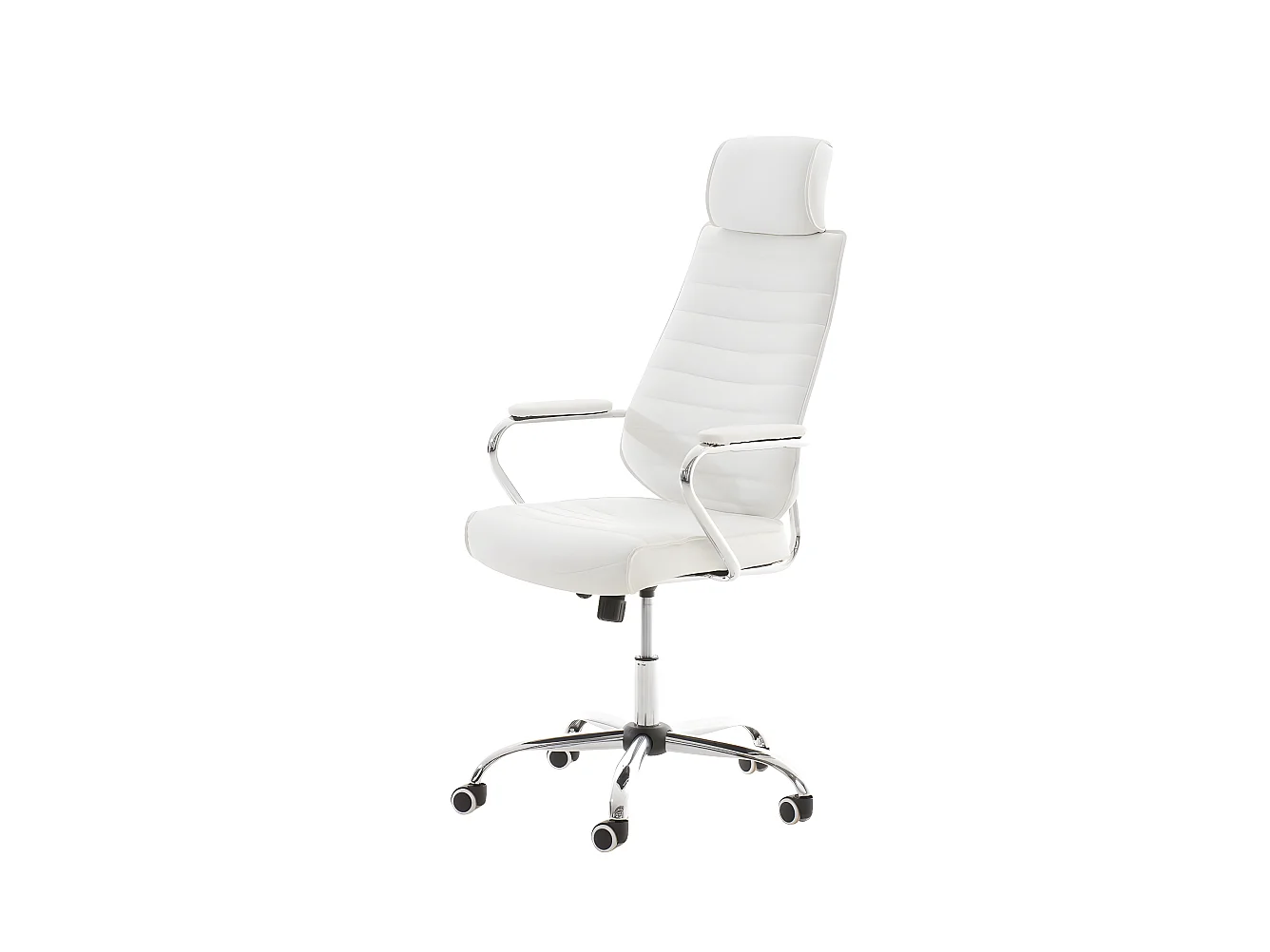Fauteuil de bureau à blanche 59 x 57 x 128 cm BUR10002