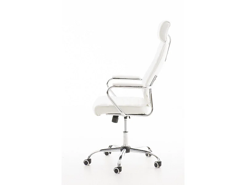 Fauteuil de bureau à blanche 59 x 57 x 128 cm BUR10002