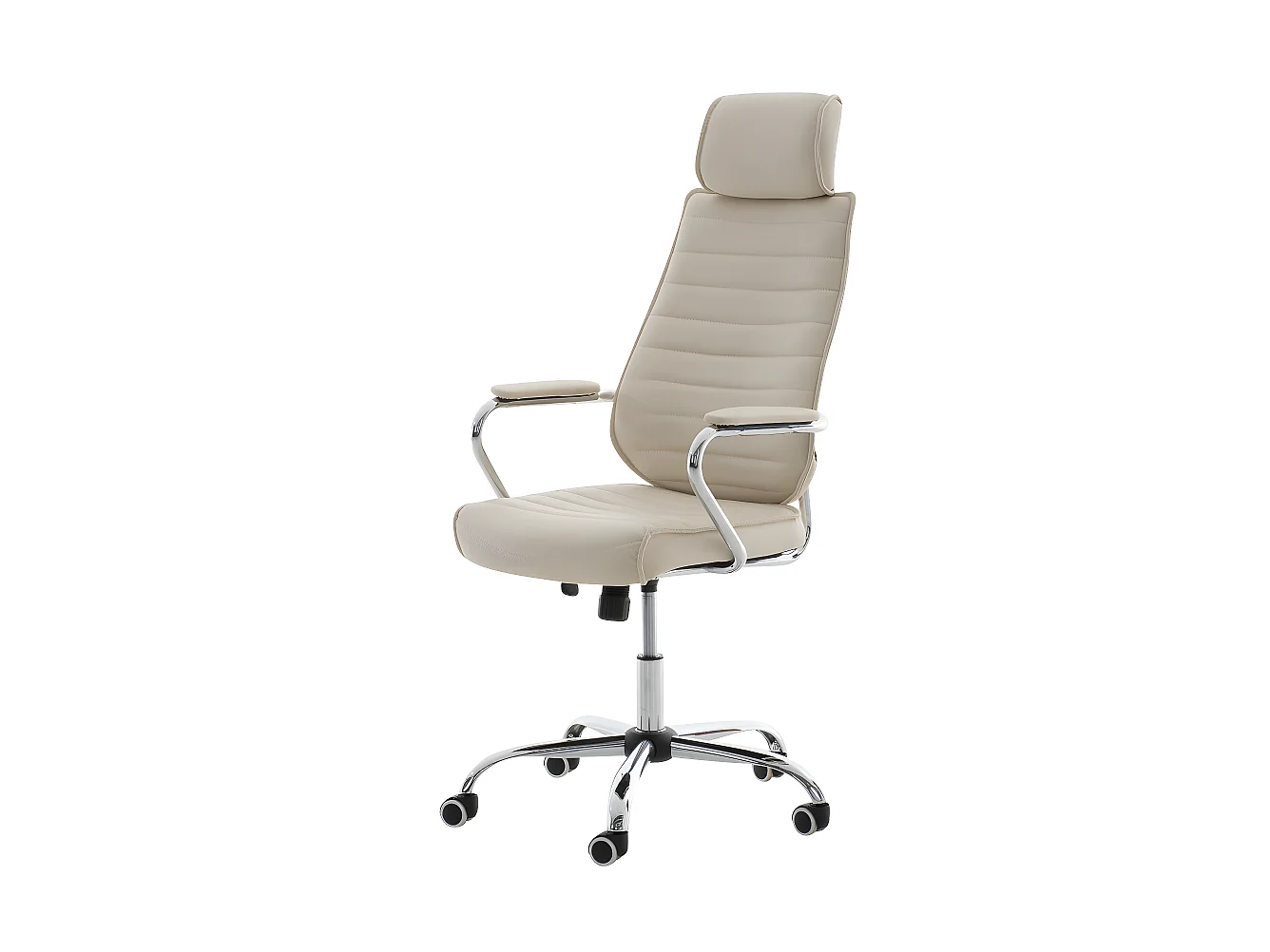 Fauteuil de bureau à crème 59 x 57 x 128 cm BUR10004