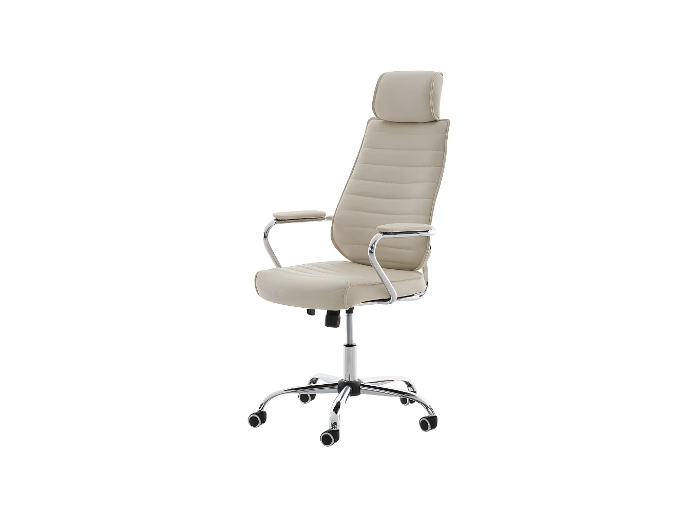 Fauteuil de bureau à crème 59 x 57 x 128 cm BUR10004