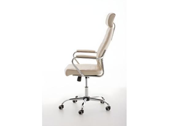 vente unique Fauteuil de bureau à crème 59 x 57 x 128 cm BUR10004