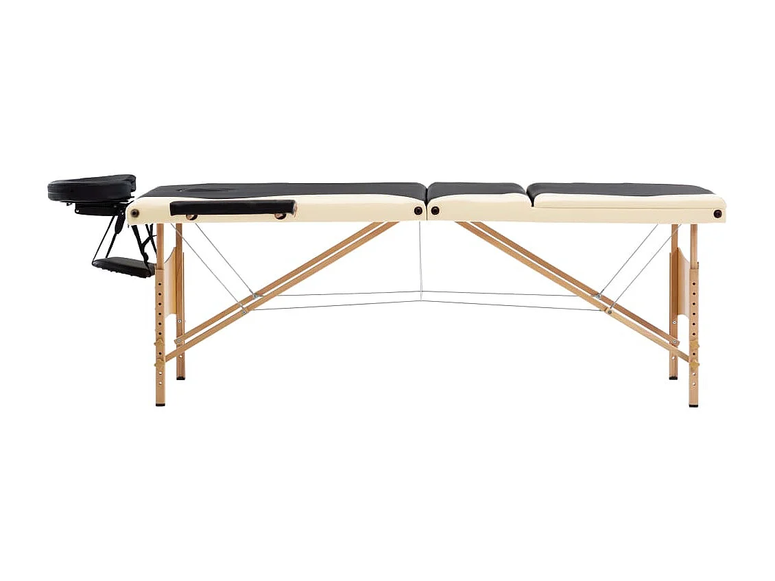 Table de massage pliable bois beige 191 x 70 x 59 cm 02_0001832
