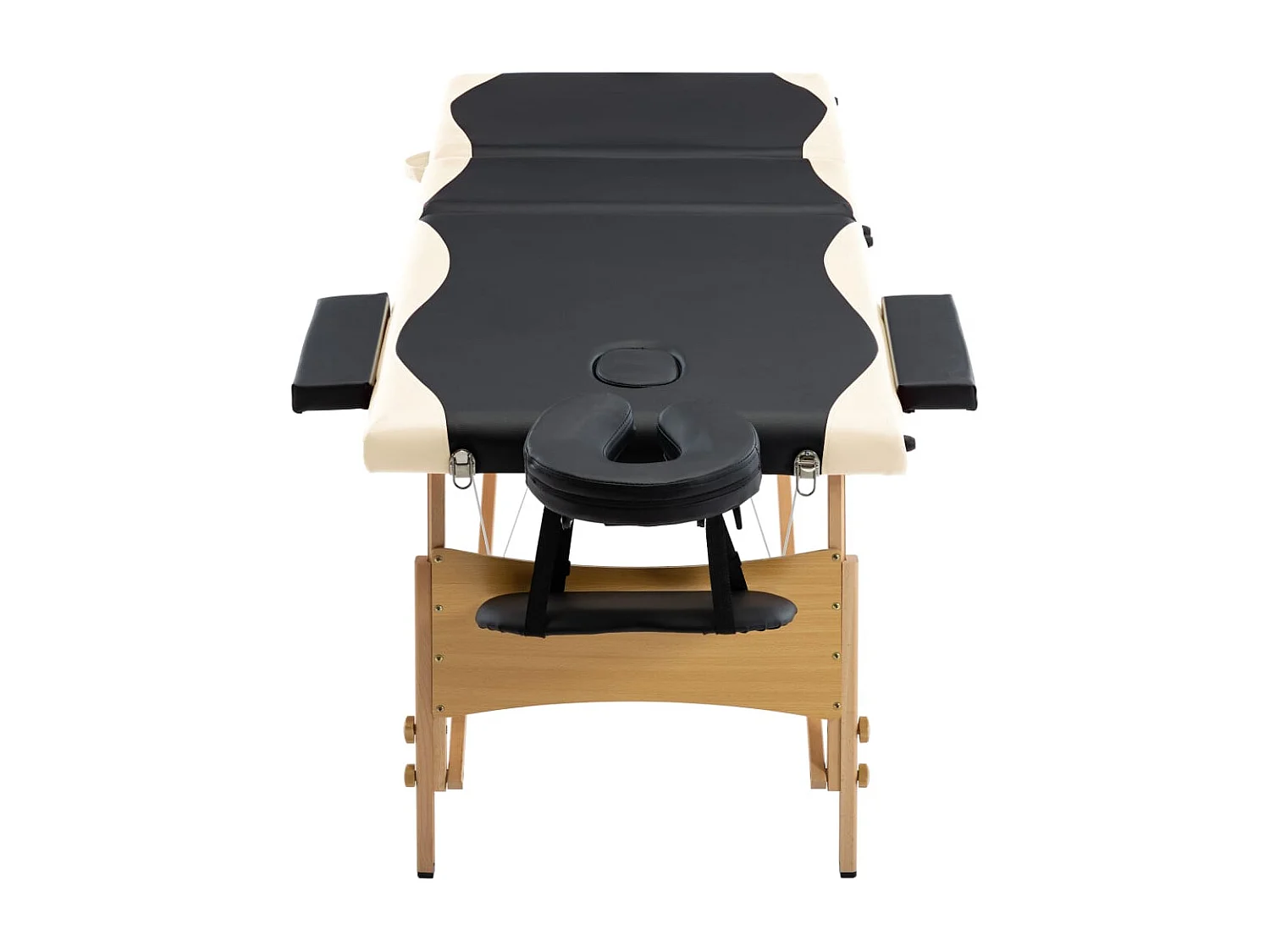 Table de massage pliable bois beige 191 x 70 x 59 cm 02_0001832