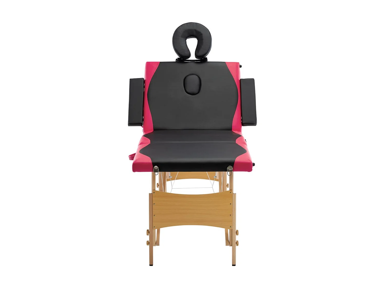 Table de massage pliable bois marron 191 x 70 x 59 cm 02_0001858