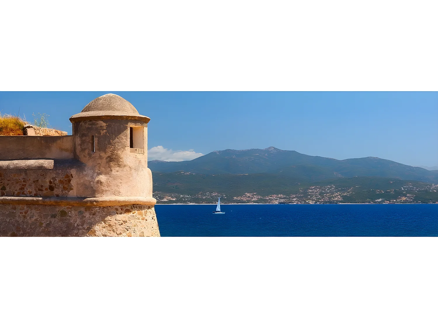 Tableau sur toile citadelle Miollis 45x135 cm