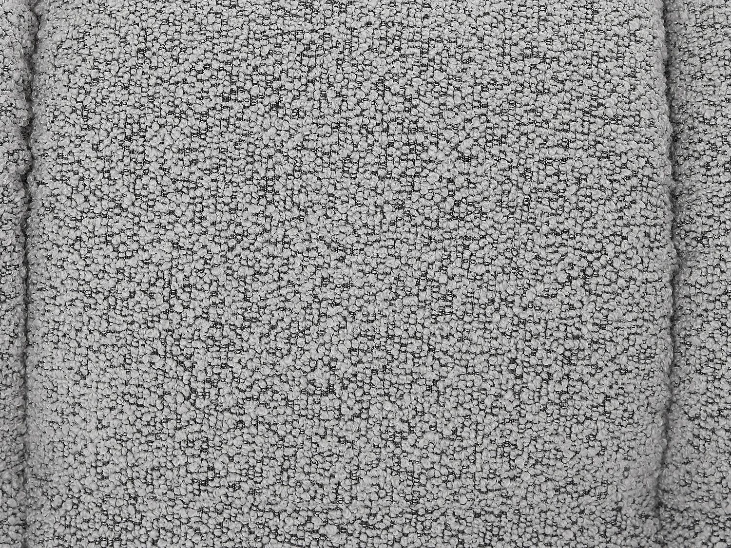 Driezitsbank van lichtgrijze boucléstof LERICI van Pascal Morabito