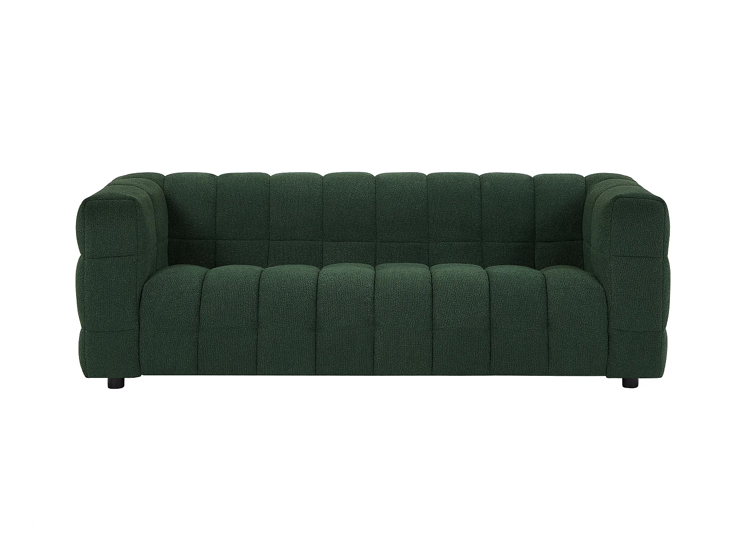 Sofá de 3 plazas de tela rizada verde LERICI de Pascal Morabito