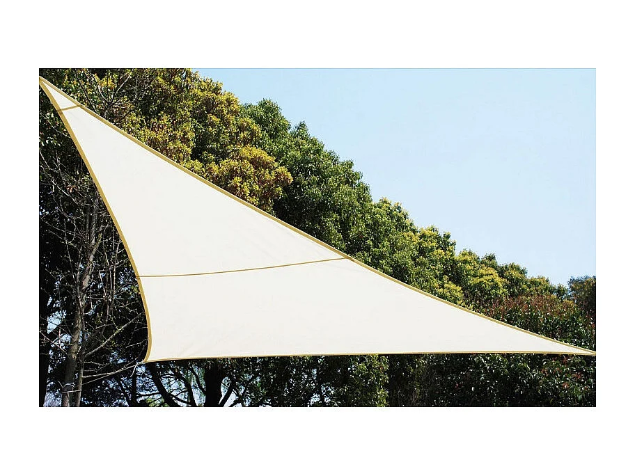 Toile solaire 4x4x4m Curacao blanc Hespéride