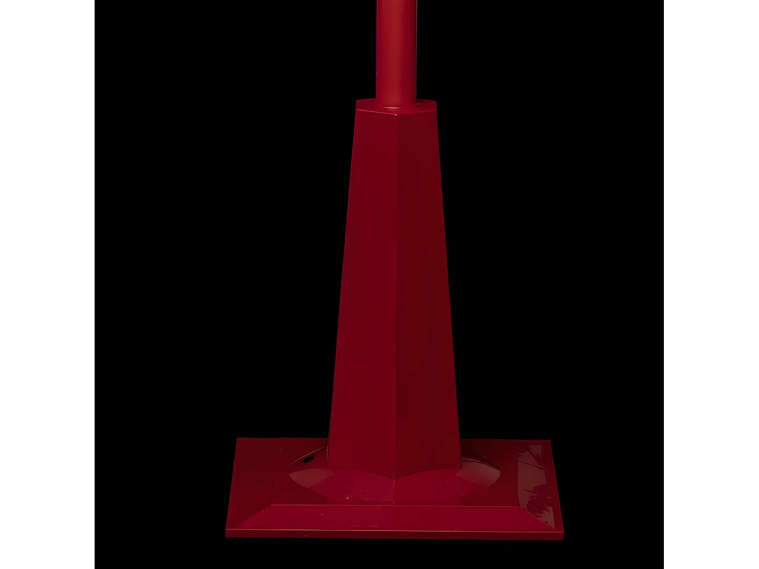 Lampadaire 180 cm lanterne père noël lumineuse et musicale