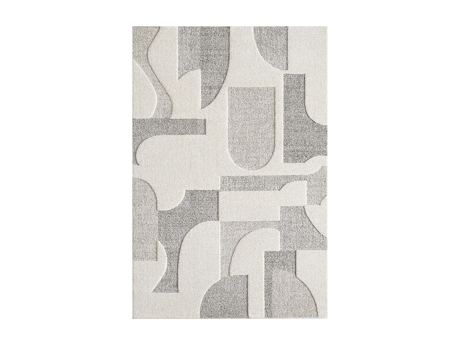 tappeto da ingresso 80x150 tessuto rettangolo crema modello semplice CERGEO