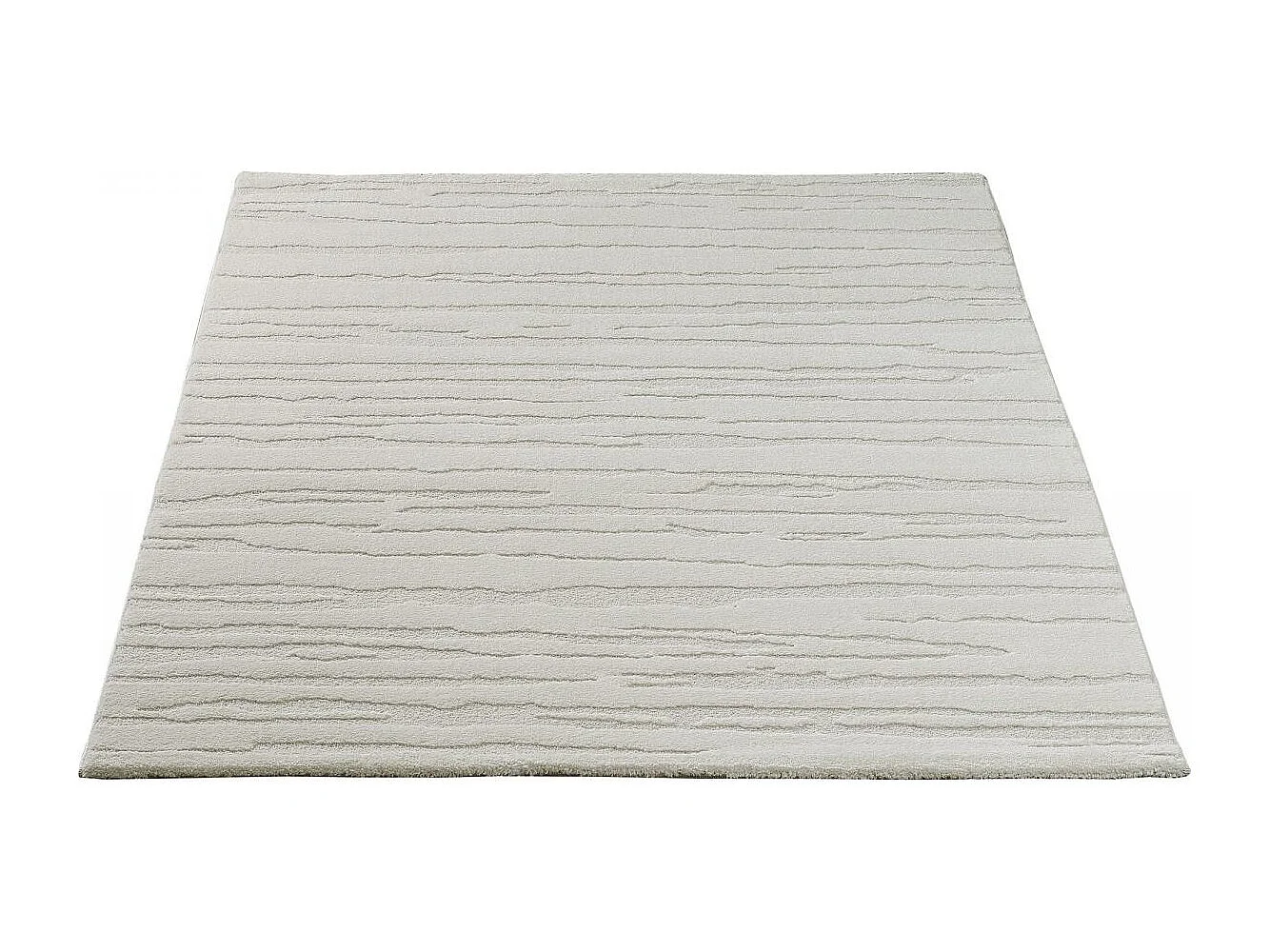 tapis bureau 240x340 tissé crème rectangle motif simple LYN9 CERVAG