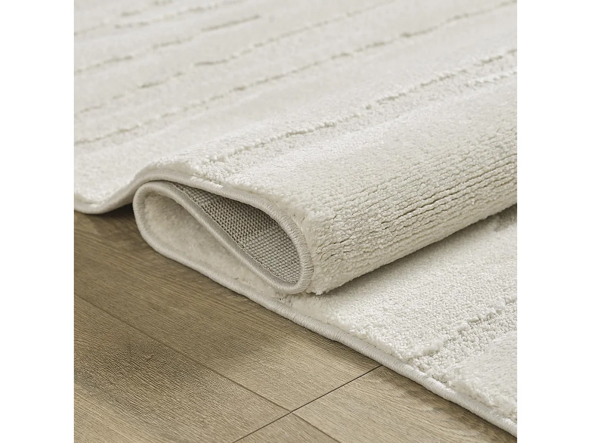 tappeto da ufficio 240x340 tessuto rettangolo crema modello semplice CERVAG