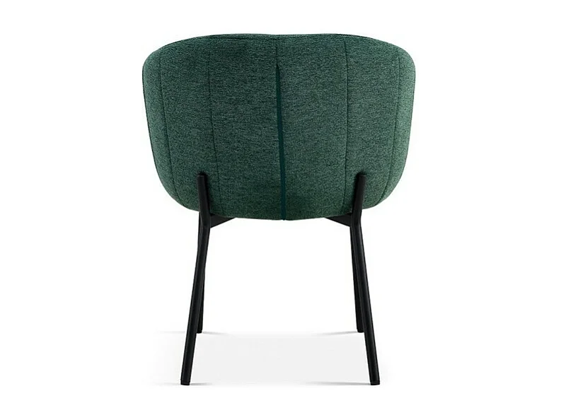 Stoel SEVILLE Groene Stof, afmetingen H79 x B57 x D62, ideaal voor uw keuken of eetkamer