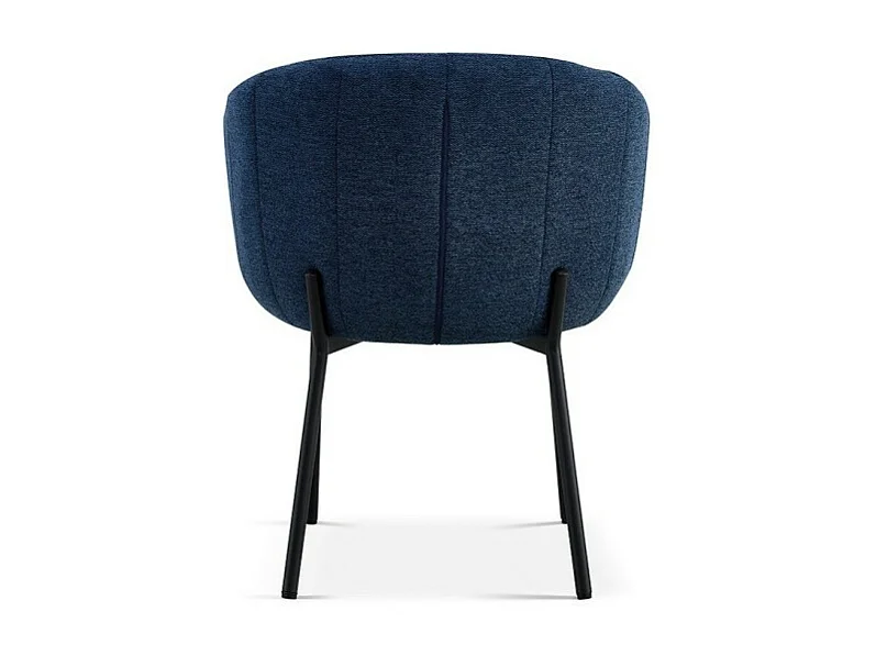 Stoel SEVILLE Blauwe Stof, afmetingen H79 x B57 x D62, ideaal voor uw keuken of eetkamer.